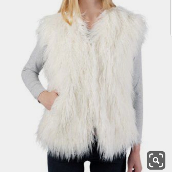 Genuine Sheepskin Mongolian Sheep Fur Vest Sweater - Picture 1 of 5